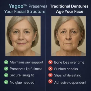 Newly upgraded second-generation Yagoo™ complete dentures