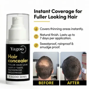 Yagoo Hair Concealer 50ML - Waterproof 3–7 days.