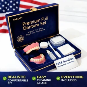 🌎Ends Today: 70% OFF! ⏰Yagoo™ Medical Full Denture with Strong Suctiond🦷Obtain American Dental Association (ADA) Certification