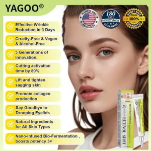 🧠👨‍⚕️Made and shipped from the USA 💫Yagoo® Skin Tightening & Vita-A Retinol Retinol shot Anti-Wrinkle Firming Tightening cream - Last Day Promotion 70% OFF