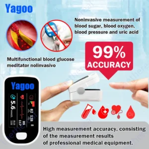 Yagoo™ Advanced Non-Invasive GlucoseMonitor-99.9% Accuracy + Exclusive Gift ✅TGA Approved