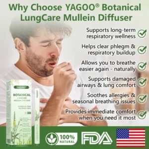 Yagoo® Botanical LungCare Mullein Diffuser