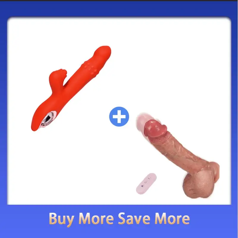 Yagoo Wiggling G Spot Vibrator with Clitoral Teaser Adult Vibrator Clitoris Nipple G-spot For Female Tease Dildo Stimulator Massager Vagina Masturbator Sex Toys for Women Couples