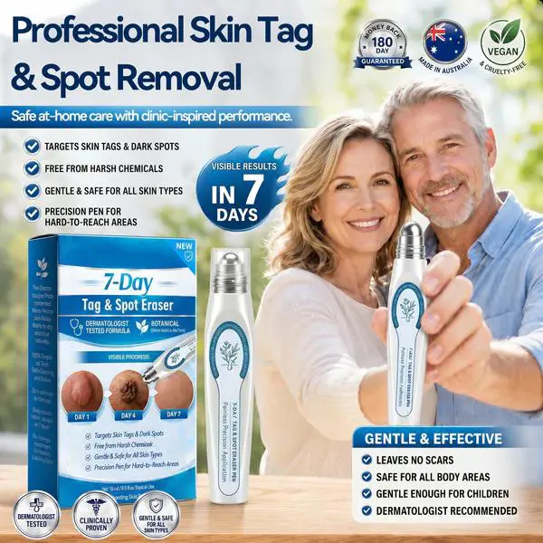 Official Store🎉YAGOO™ 7-Day Skin Renewal Roller | Formulated with Australian Tea Tree Oil & Salicylic Acid for precise spot application to eliminate skin tags at the source.