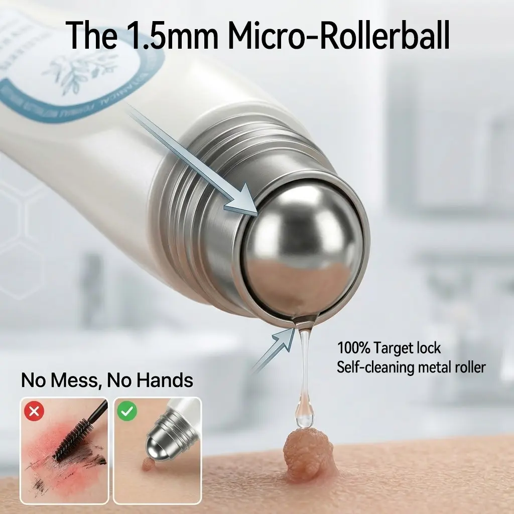 Official Store🎉YAGOO™ 7-Day Skin Renewal Roller | Formulated with Australian Tea Tree Oil & Salicylic Acid for precise spot application to eliminate skin tags at the source.