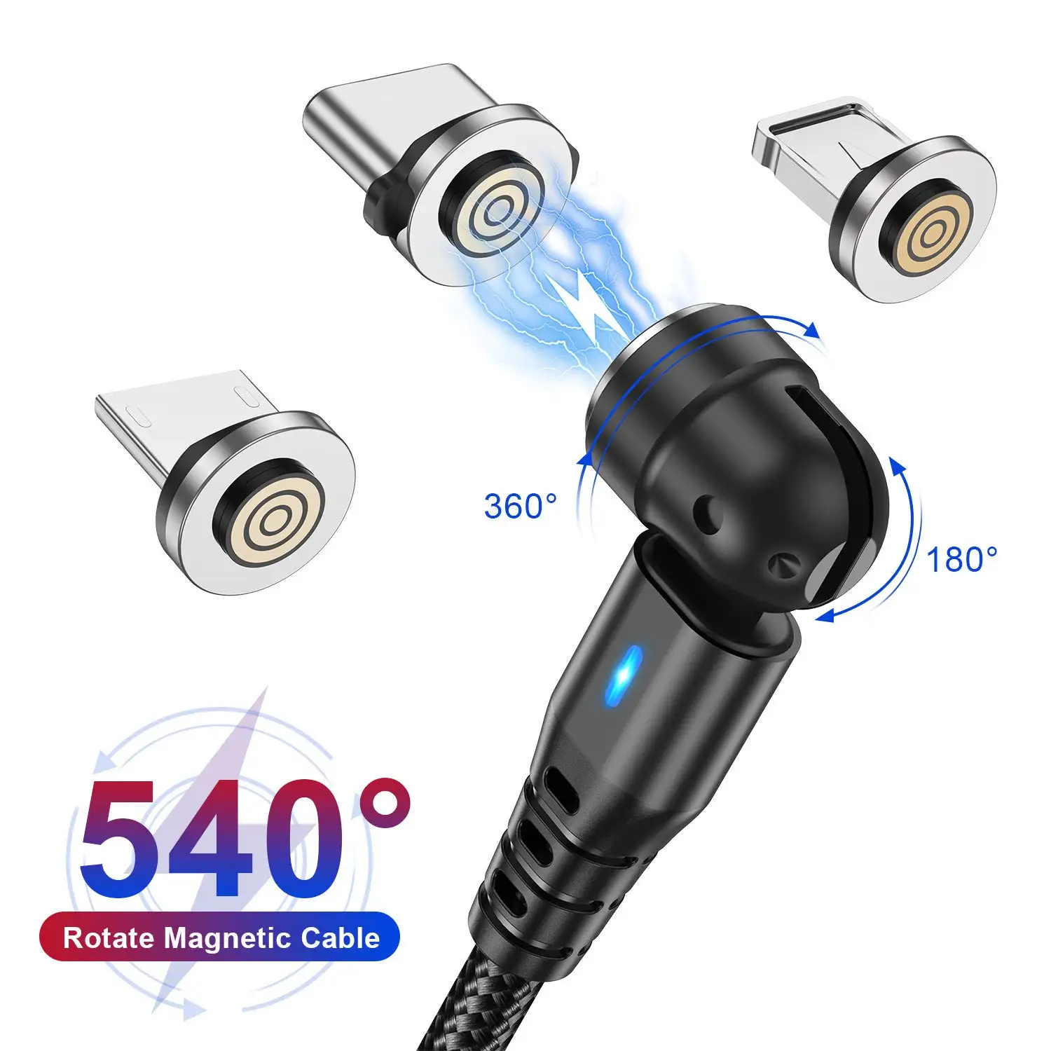 Yagoo® 360 Universal Rotating Charging Cable