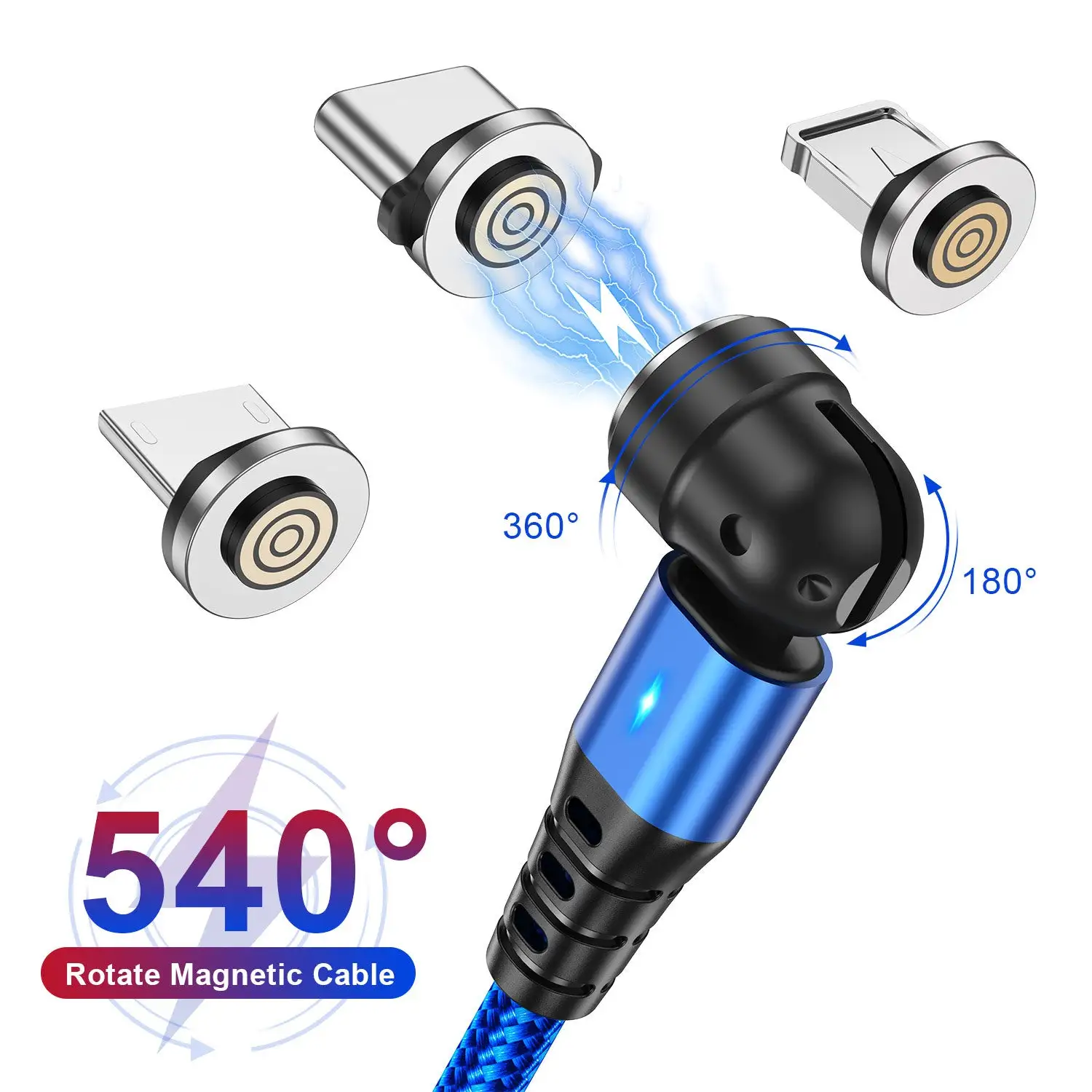 Yagoo® 360 Universal Rotating Charging Cable