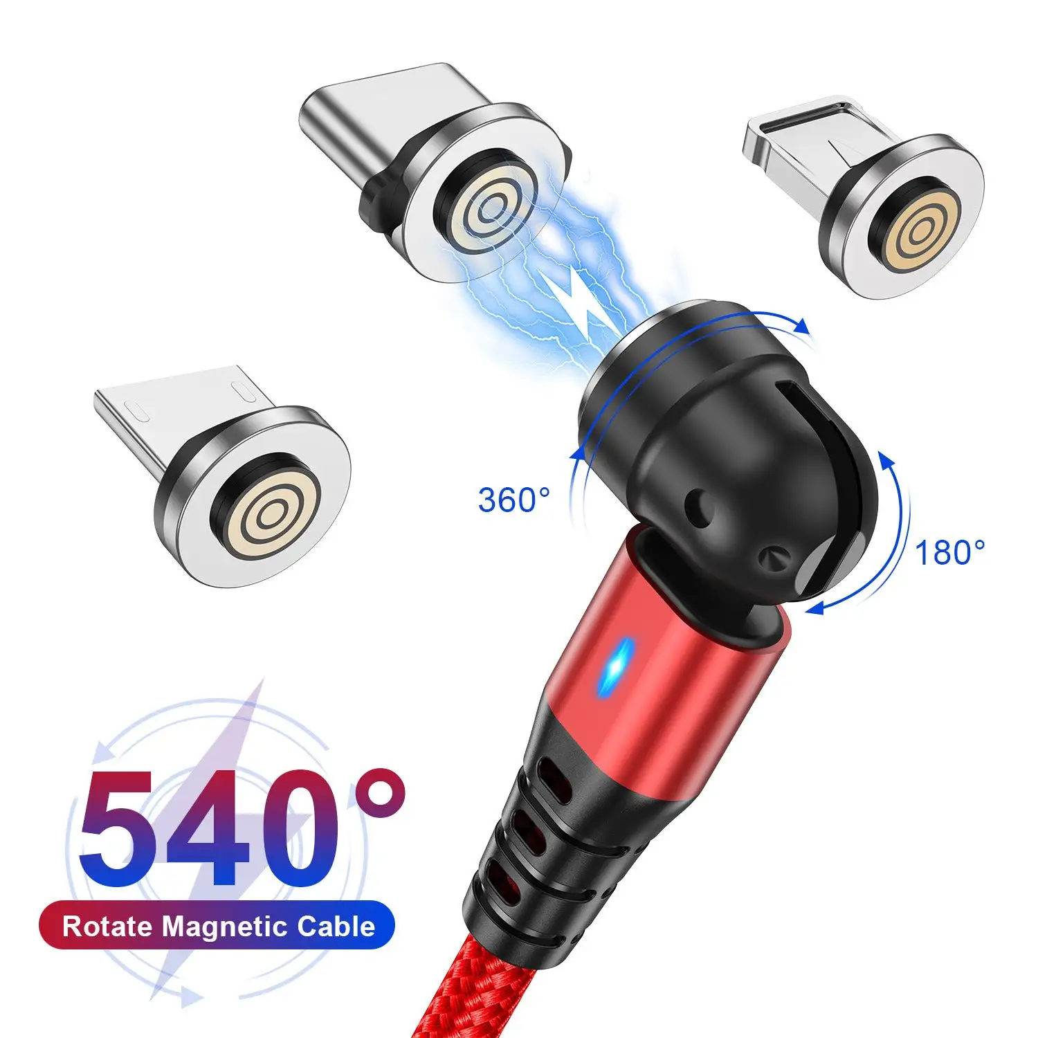 Yagoo® 360 Universal Rotating Charging Cable