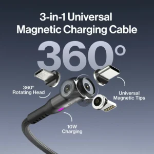 Yagoo® 360 Universal Rotating Charging Cable